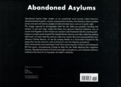 Abandoned asylums - 4ème de couverture - Format classique