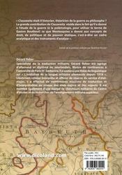 Sur la guerre et la conduite de la guerre t.9/t.10 - 4ème de couverture - Format classique