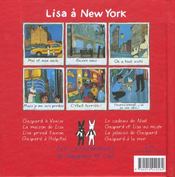 Lisa à New York - 4ème de couverture - Format classique