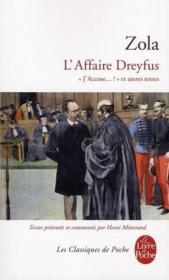 L'affaire Dreyfus « j'accuse... ! » et autres textes - Couverture - Format classique