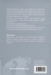 Dictionnaire médical en six langues - 4ème de couverture - Format classique