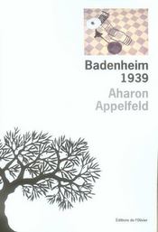 Badenheim 1939 - Intérieur - Format classique