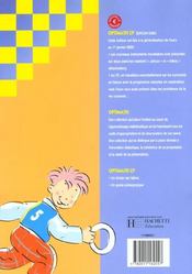 Mathématiques ; CP ; fichier élève (édition 2001) - 4ème de couverture - Format classique