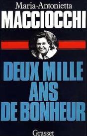 Deux mille ans de bonheur - Couverture - Format classique