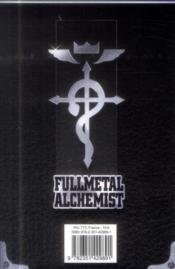 Fullmetal alchemist ; Intégrale vol.10 ; t.20 et t.21 - 4ème de couverture - Format classique