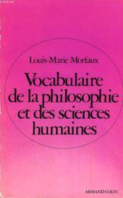 Vocabulaire De La Philosophie Sciences Humaines - Couverture - Format classique