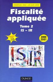 Fiscalite Appliquee 2000-2001t.2 - Intérieur - Format classique