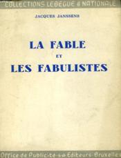 La Fable Et Les Fabulistes - Couverture - Format classique
