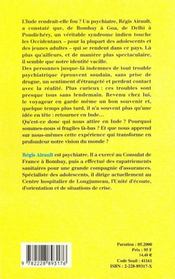 Fous de l'Inde ; délires d'occidentaux et sentiment océanique - 4ème de couverture - Format classique