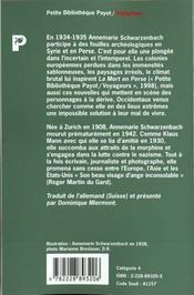 Orient Exils - 4ème de couverture - Format classique