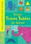 Help for homework: sticker times tables for school - Couverture - Format classique