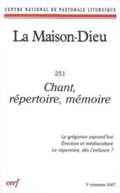 REVUE LA MAISON-DIEU n.251 - Couverture - Format classique
