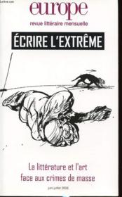 Europe ecrire l extreme n926/927 juin juillet 2006 - Couverture - Format classique