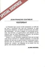 Yesterday - Couverture - Format classique