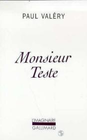 Monsieur Teste - Couverture - Format classique