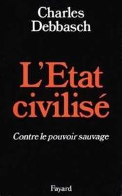 L'Etat Civilise - Couverture - Format classique