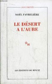 Le désert à l'aube - Couverture - Format classique