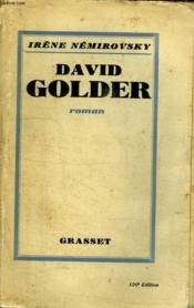 David Golder. - Couverture - Format classique