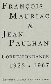 Correspondance 1925-1967 - Couverture - Format classique
