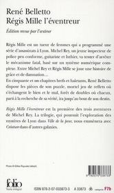 Régis Mille l'éventreur - 4ème de couverture - Format classique