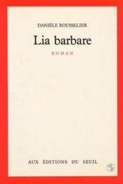 Lia barbare - Couverture - Format classique