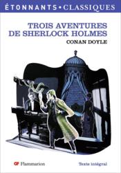Trois aventures de Sherlock Holmes - Couverture - Format classique