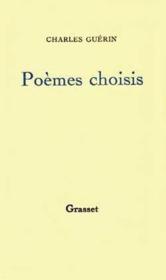 Poemes choisis et pieces en prose - Couverture - Format classique