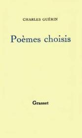 Poèmes choisis et pièces en prose - Couverture - Format classique