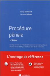 Procédure pénale (14e édition)  - Jacques Buisson - Serge Guinchard - Buisson/Guinchard 