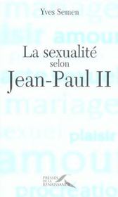 La sexualité selon Jean-Paul II - Intérieur - Format classique