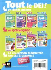Tout le semestre 4 & 5 en fiches mémos ; diplôme IFSI - 4ème de couverture - Format classique