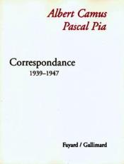 Correspondance (1939-1947) - Couverture - Format classique