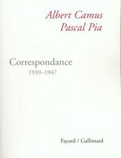 Correspondance (1939-1947) - Intérieur - Format classique