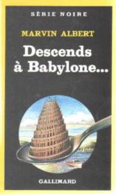 Descends a babylone - Couverture - Format classique