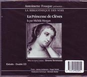 La princesse de Clèves - 4ème de couverture - Format classique