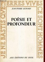 Poesie Et Profondeur. - Couverture - Format classique