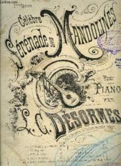 Celebre Serenade De Mandolines - Couverture - Format classique