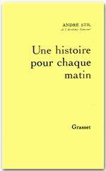 Une histoire pour chaque matin - Couverture - Format classique