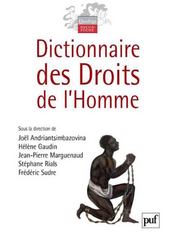 Dictionnaire des Droits de l'Homme - Intérieur - Format classique