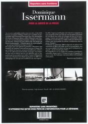 Dominique issermann pour la liberte de la presse - 4ème de couverture - Format classique