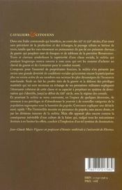 Cavaliers et citoyens guerre, conflits et societe dans l ita - 4ème de couverture - Format classique