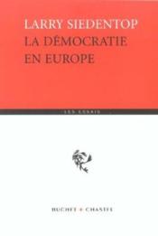 La democratie en europe - Couverture - Format classique