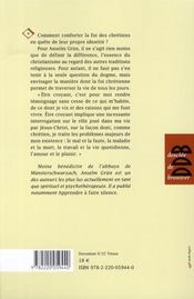 La foi des chrétiens - 4ème de couverture - Format classique