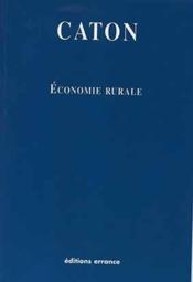Economie rurale - Couverture - Format classique