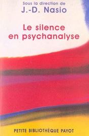 Le silence en psychanalyse - Intérieur - Format classique