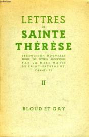 Lettres De Sainte Therese, Tome Ii - Couverture - Format classique