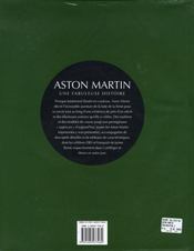 Aston martin - 4ème de couverture - Format classique