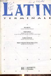Latin terminale - livre de l'eleve - edition 2003 - Couverture - Format classique