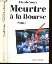 Meurtre à la Bourse - Couverture - Format classique