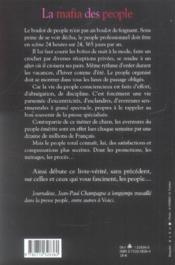 La mafia des people - 4ème de couverture - Format classique
